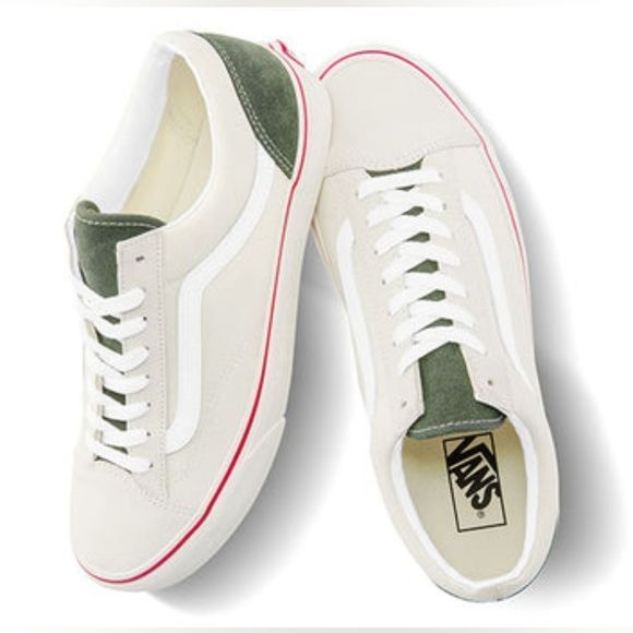 VANS Marshmallow/Kombu Green "Style 36" (Retro Sport) Sneakers Size 8 Mens - Picture 12 of 12